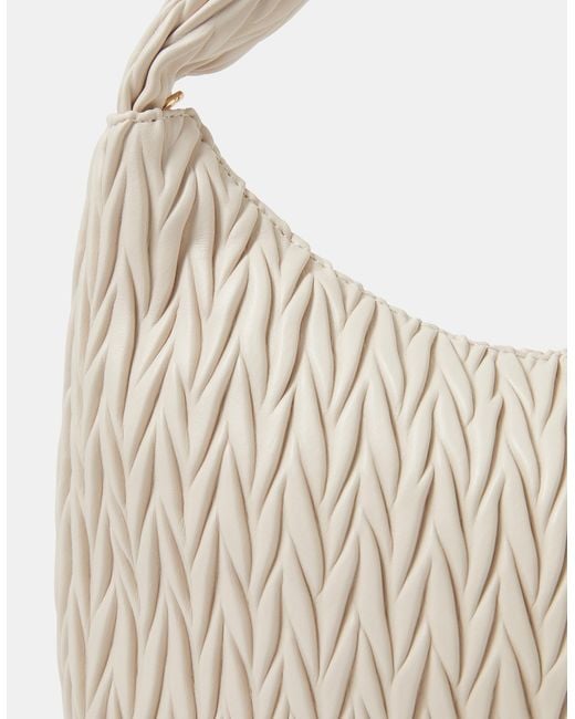 Accessorize White Quilted Handbag