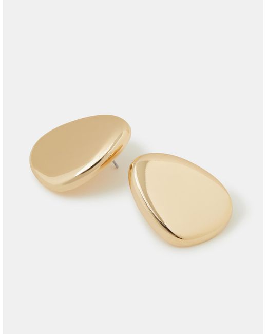 Accessorize Natural Sculptural Stud Earrings