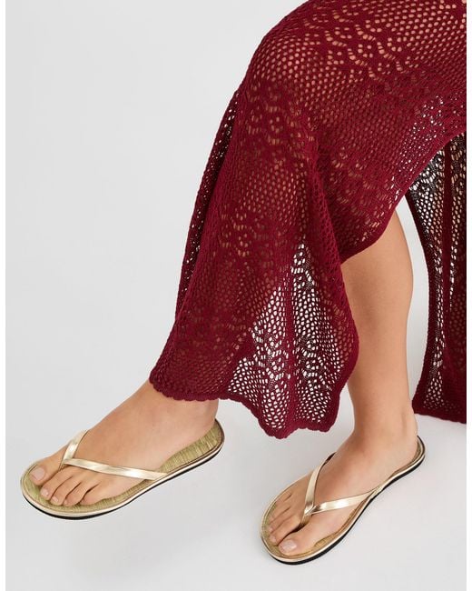 Accessorize Natural Plain Seagrass Flip Flops