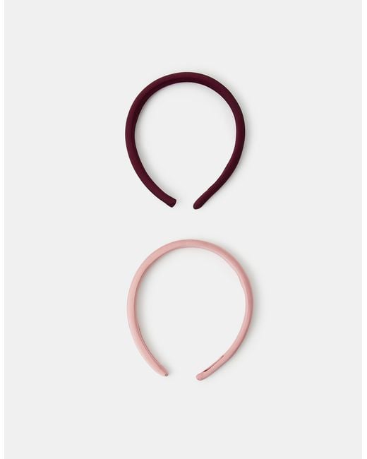Accessorize Multicolor 2-Pack Slim Headbands