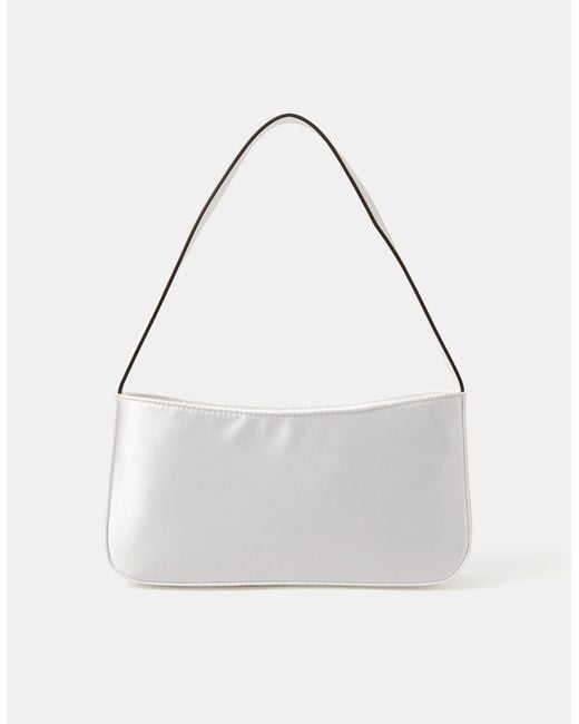 Accessorize Brown Satin Shoulder Bag