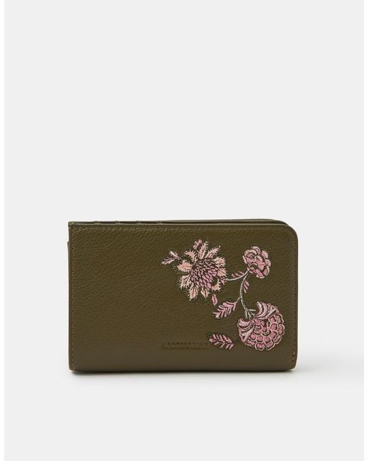Accessorize Pink Floral Embroidered Purse