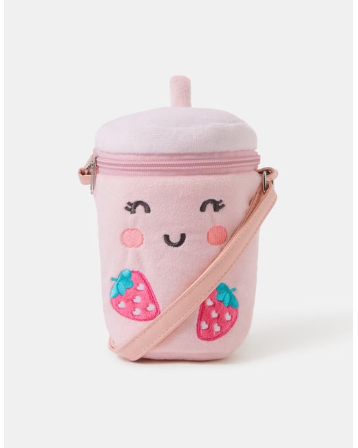 Accessorize Pink Bubble Tea Crossbody Bag