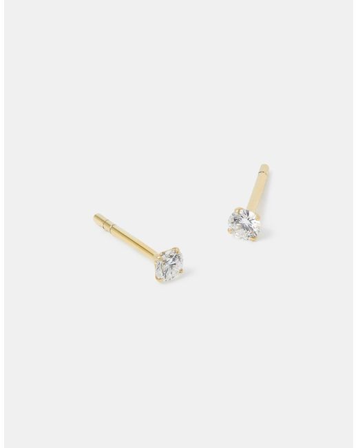 Accessorize Orange Lab Grown Diamond 0.5Ct Stud Earrings 9Ct