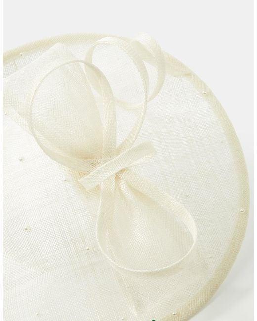 Accessorize Red Bow Pearl Fascinator