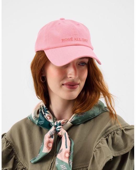 Accessorize Pink Rosé All Day Baseball Cap