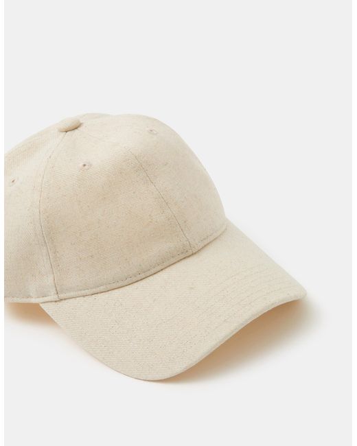 Accessorize Natural Twill Baseball Cap