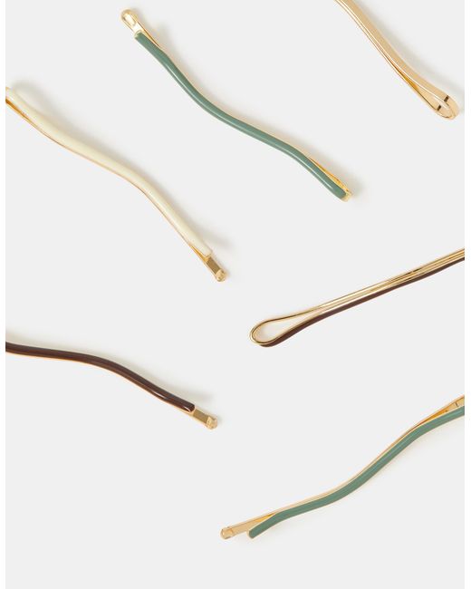 Accessorize Natural 6-Pack Wiggle Hair Grips