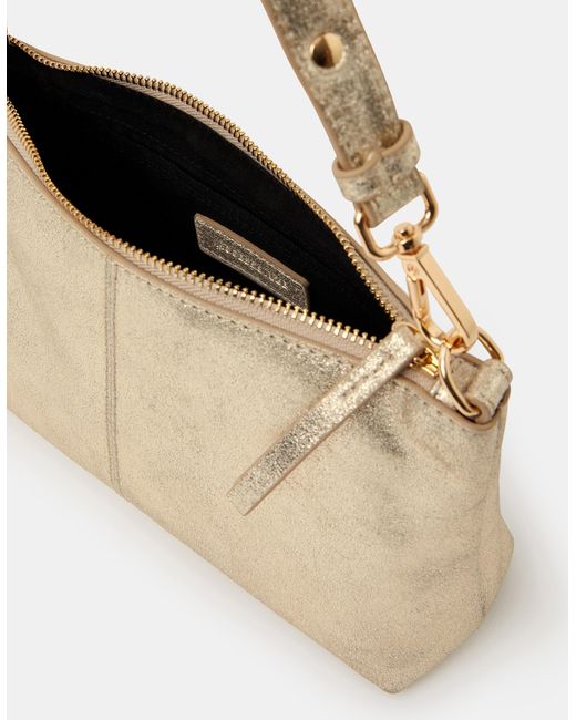 Accessorize Natural Leather Crossbody Handbag