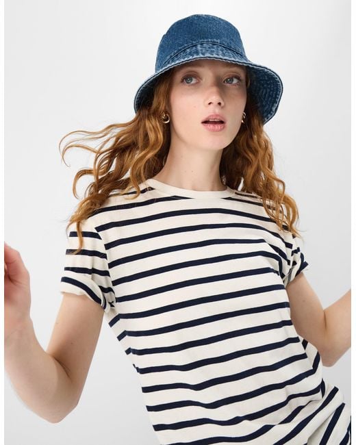 Accessorize Blue Washed Denim Bucket Hat