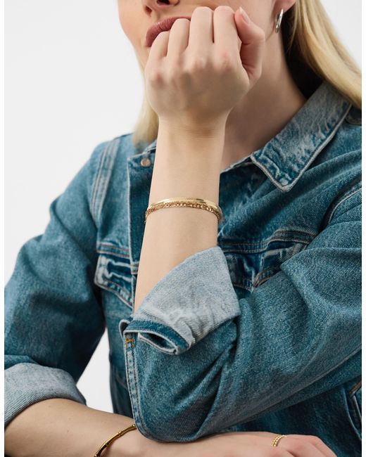 Accessorize Blue 3-Pack Delicate Chain Bracelets