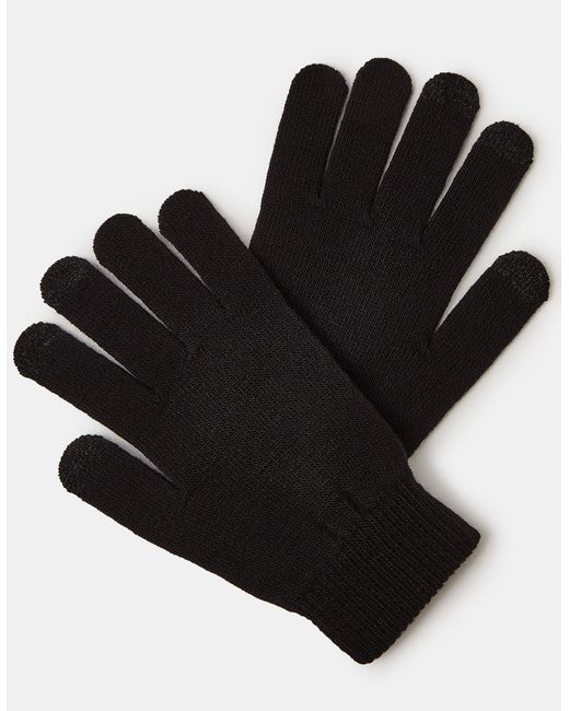 Accessorize Black Super-Stretchy Touchscreen Gloves