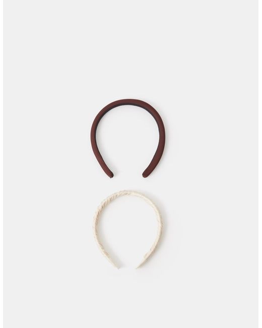 Accessorize Blue 2-Pack Slim Headbands