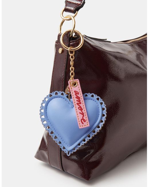 Accessorize Blue Heart Bag Charm