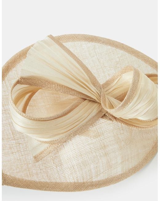 Accessorize Brown Bow Teardrop Fascinator