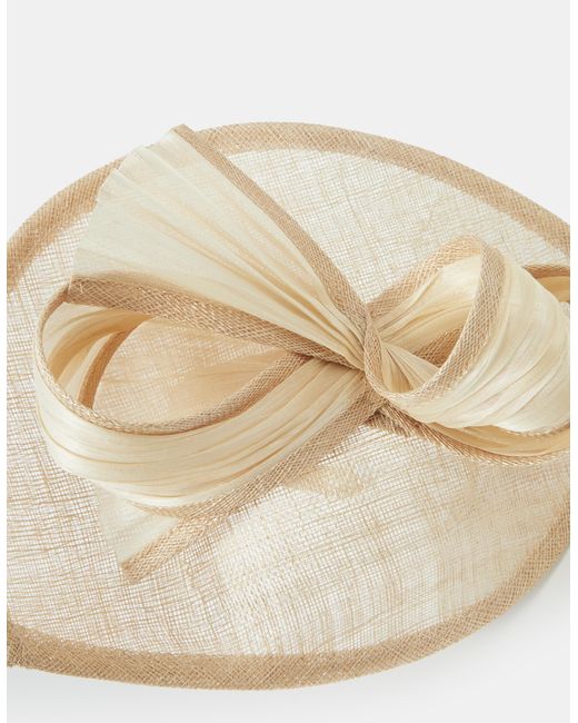 Accessorize Brown Bow Teardrop Fascinator