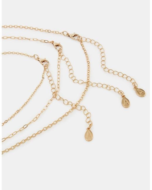 Accessorize White 3-Pack Gemstone Pendant Necklaces