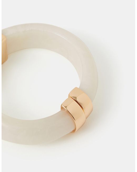 Accessorize Natural Chunky Resin Bangle