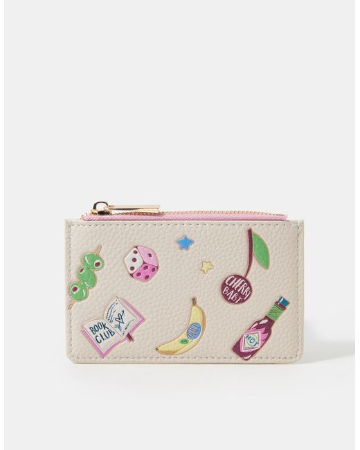 Accessorize Multicolor Cherry Print Card Holder