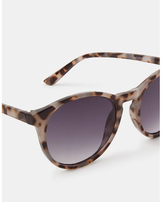 Accessorize Multicolor Tort Round Sunglasses