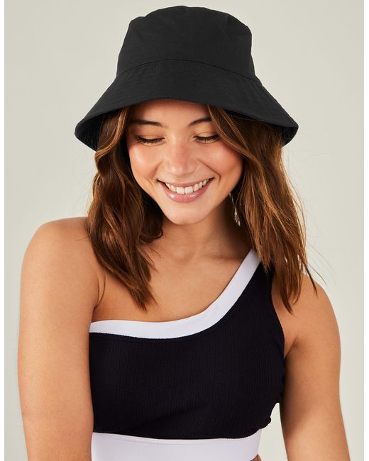 Accessorize Blue Women's Bucket Hat Black