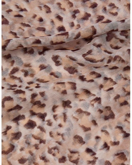 Accessorize White Lightweight Animal Print Scarf
