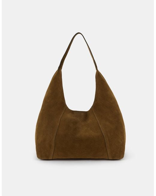 Accessorize White Suede Shoulder Bag