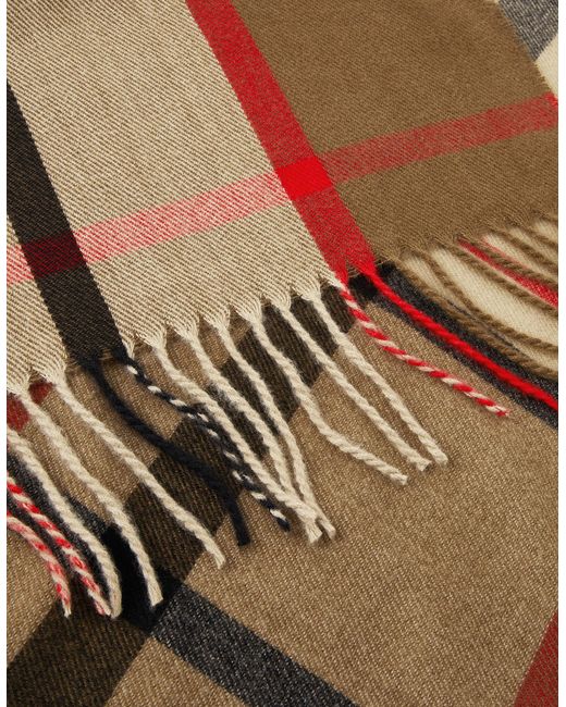 Accessorize Red Check Print Scarf