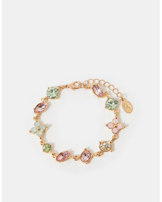 Accessorize Metallic Gemstone Bracelet