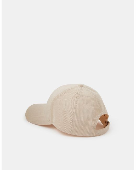 Accessorize Natural Corduroy Cap