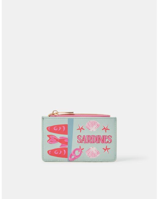 Accessorize White Sardines Card Holder