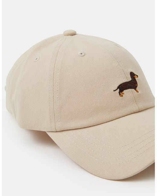 Accessorize Natural Sausage Dog Cap