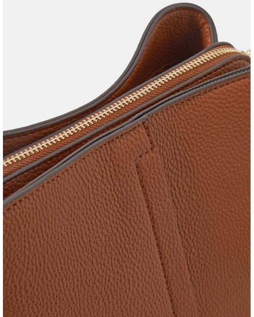 Accessorize Brown Webbing Strap Crossbody Bag