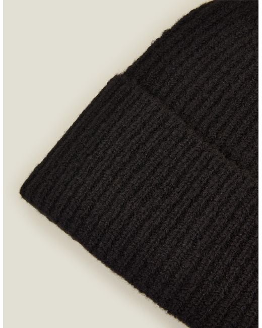 Accessorize Black Soho Knit Beanie Hat