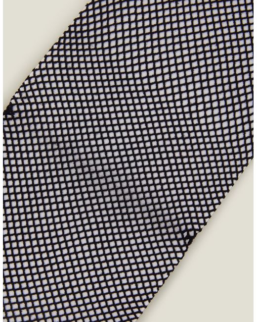 Accessorize Gray Fishnet Tights