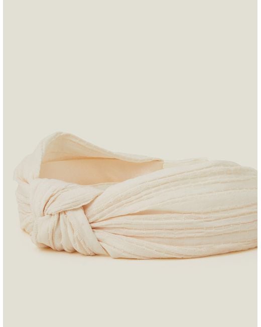 Accessorize Natural Knot Fabric Headband