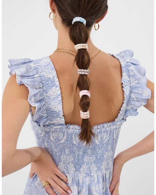 Accessorize White 5-Pack Cord Hair Bands