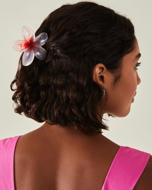 Accessorize Pink Flower Claw Clip