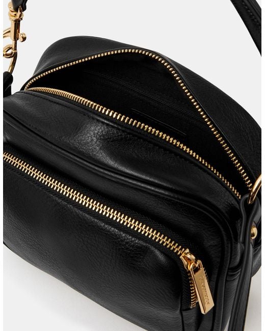 Accessorize Black Boxy Crossbody Bag