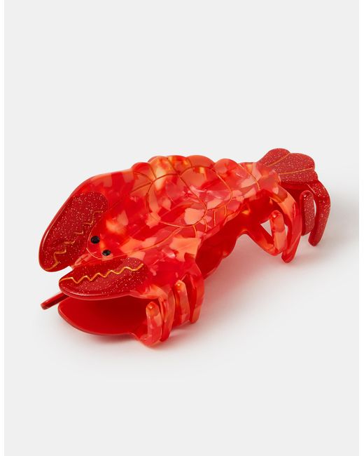 Accessorize Red Lobster Claw Clip