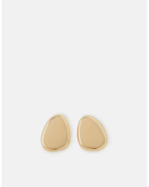 Accessorize Natural Sculptural Stud Earrings