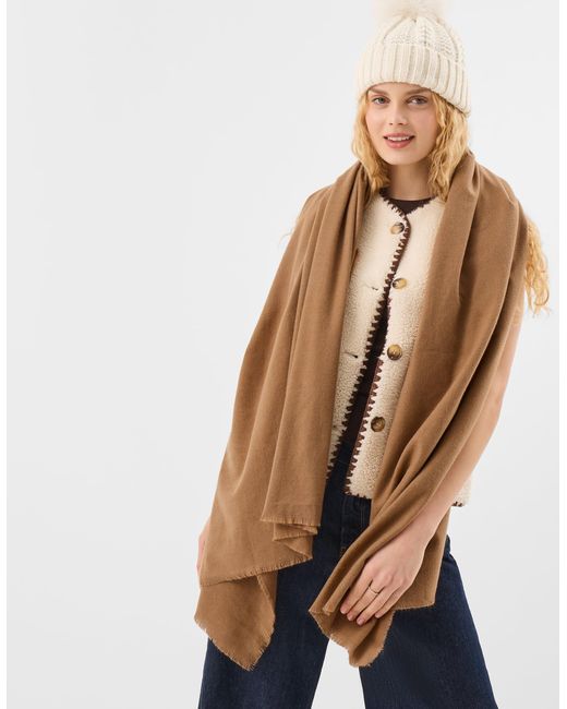 Accessorize Brown Grace Super-Soft Blanket Scarf