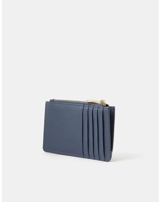 Accessorize Blue Plain Card Holder