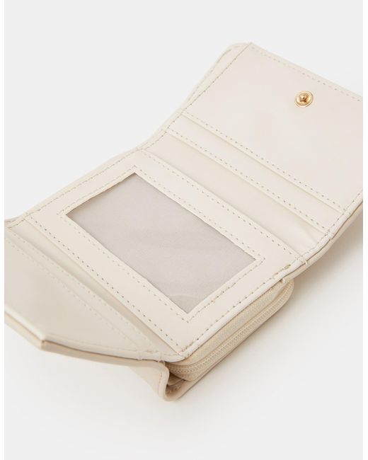 Accessorize Natural Shell Tri-Fold Purse