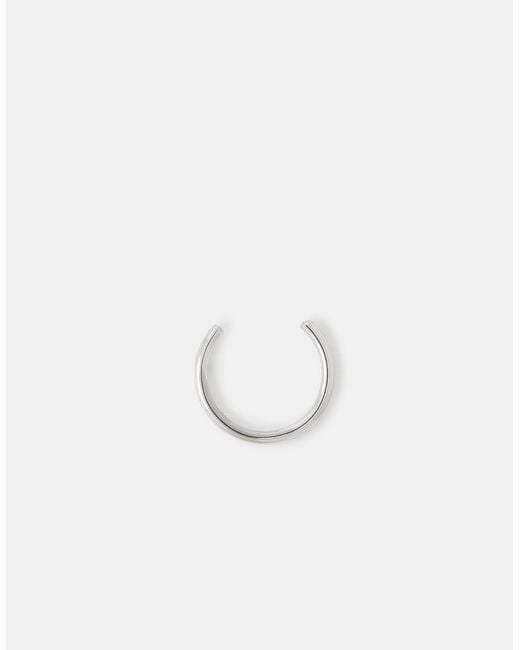 Accessorize White 2-Pack Sterling Nose Ring & Stud
