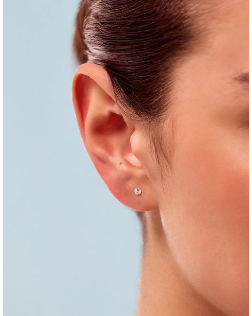Accessorize Orange Lab Grown Diamond 0.5Ct Stud Earrings 9Ct