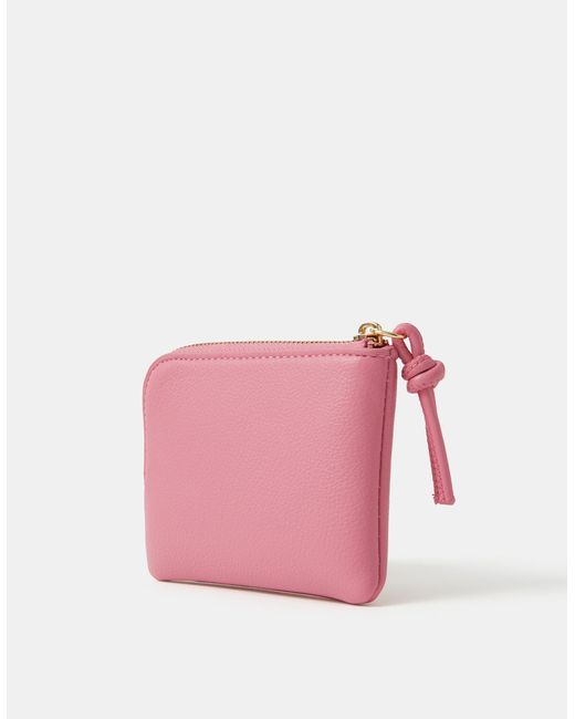 Accessorize Pink Initial Coin Purse