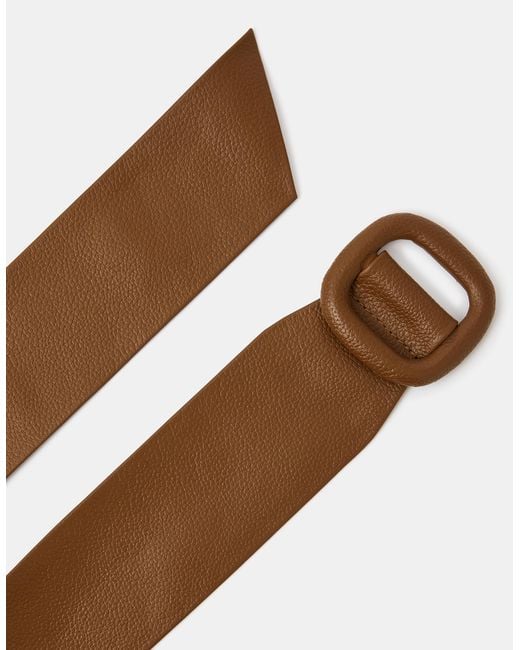 Accessorize Brown Wide Leather Belt
