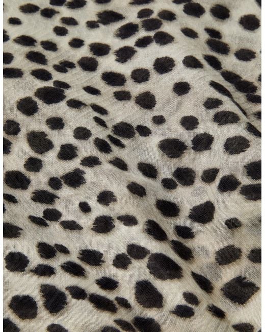 Accessorize Red Lightweight Animal Print Scarf