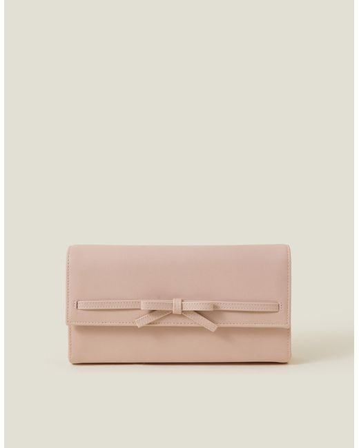 Accessorize Natural Bow Clutch Bag